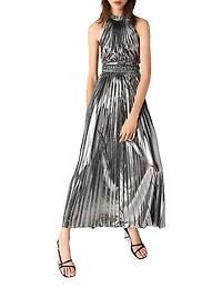 Pleated Maxi Dress