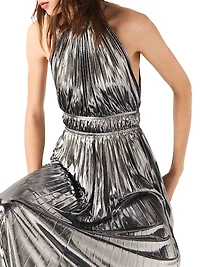Pleated Maxi Dress