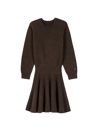 Short Yak Blend Dress