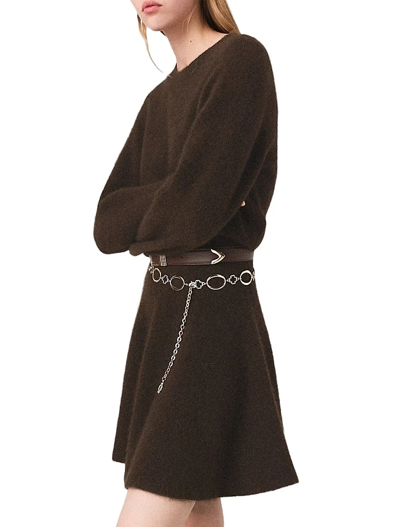 Short Yak Blend Dress