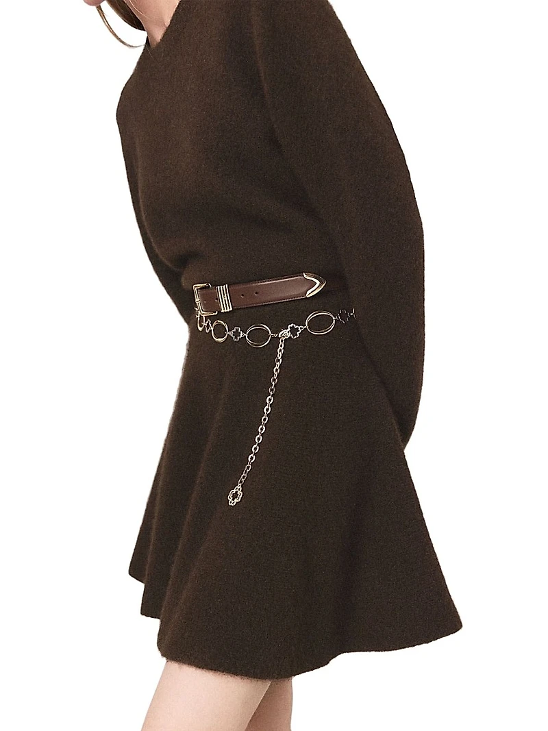 Short Yak Blend Dress