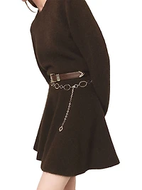 Short Yak Blend Dress