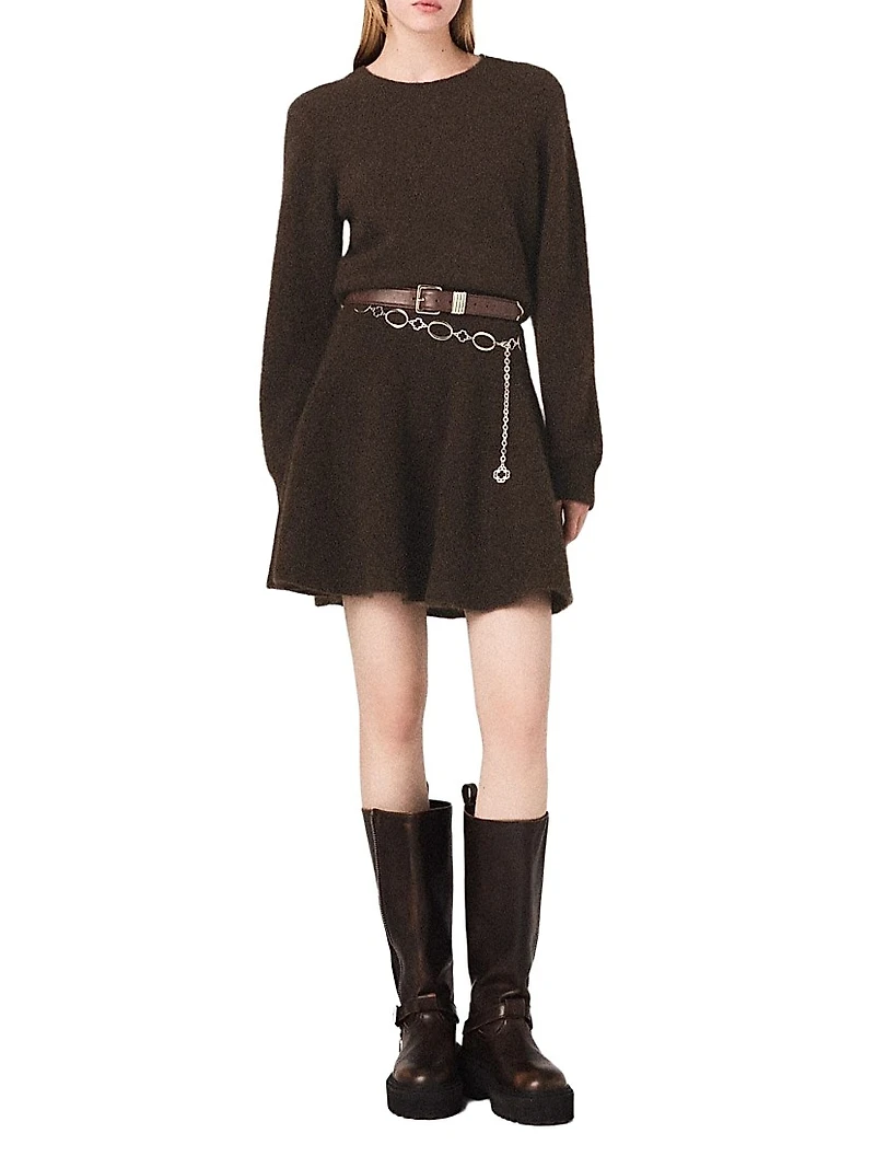 Short Yak Blend Dress