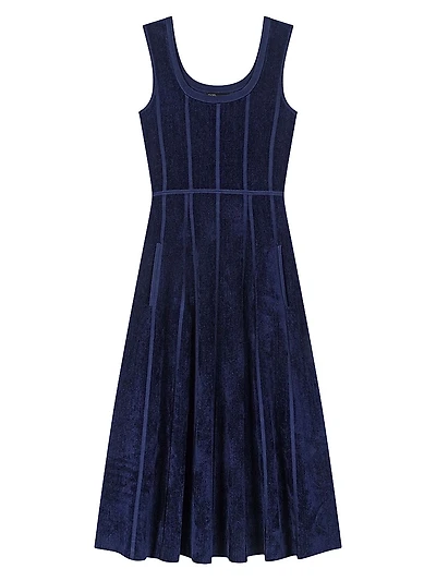 Velvet Midi Dress