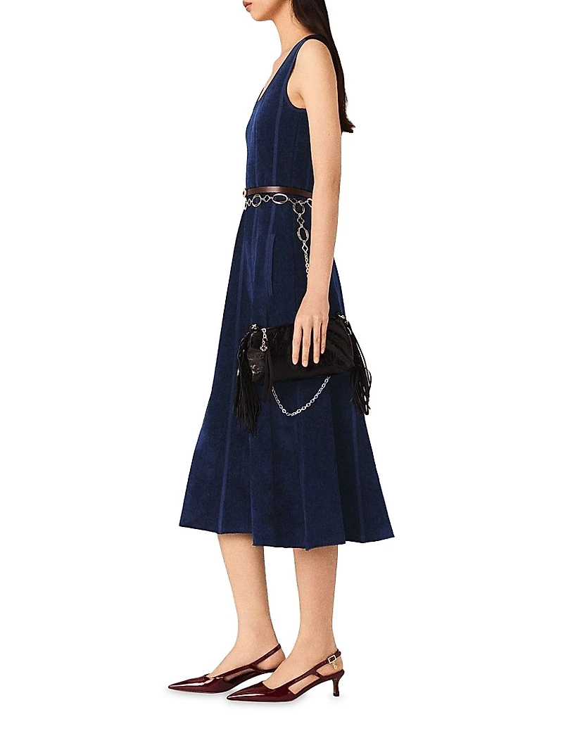 Velvet Midi Dress