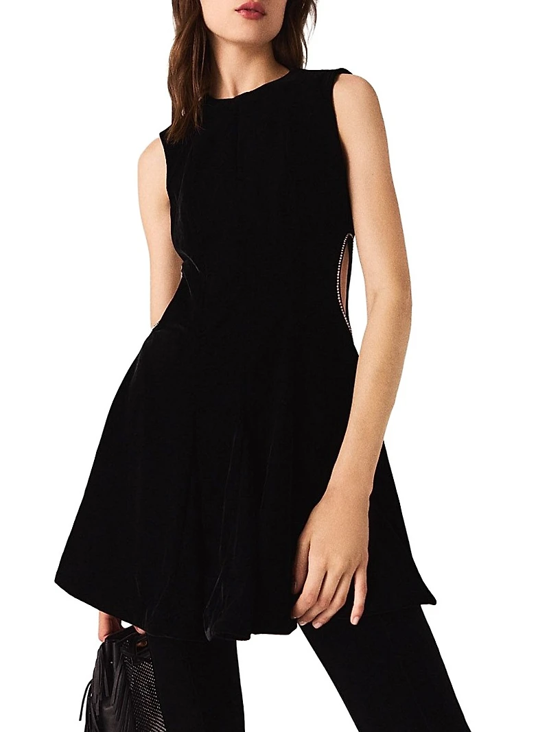 Short Velvet Dress