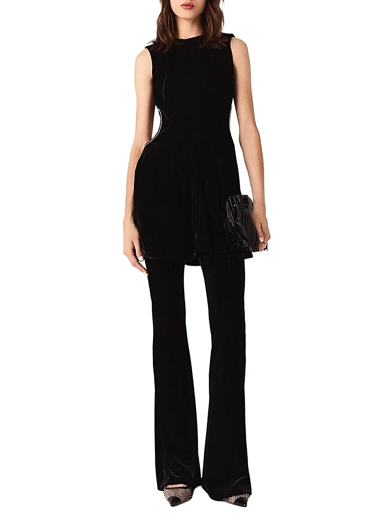 Short Velvet Dress