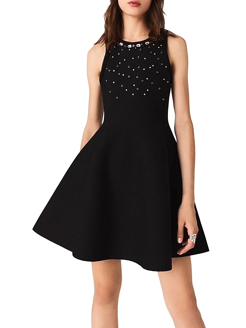 Jewelled Skater Dress