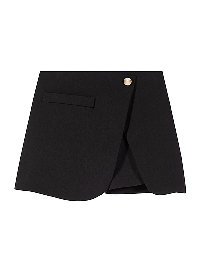 Layered Effect Suit Shorts