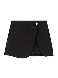Layered Effect Suit Shorts