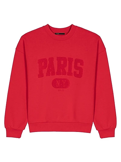 Paris NY Lettering Sweatshirt