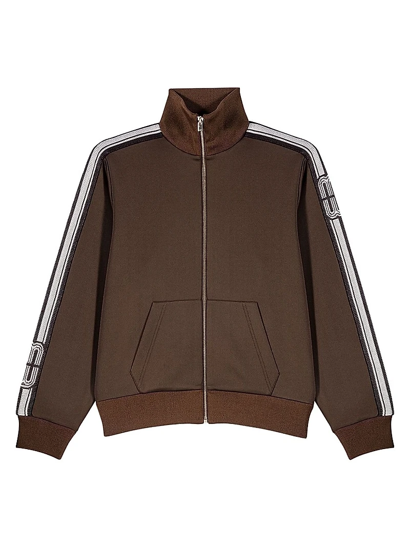 Sweatshirt with Straight Stripes