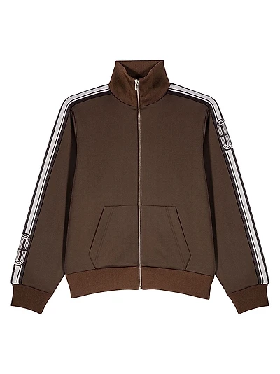 Sweatshirt with Straight Stripes