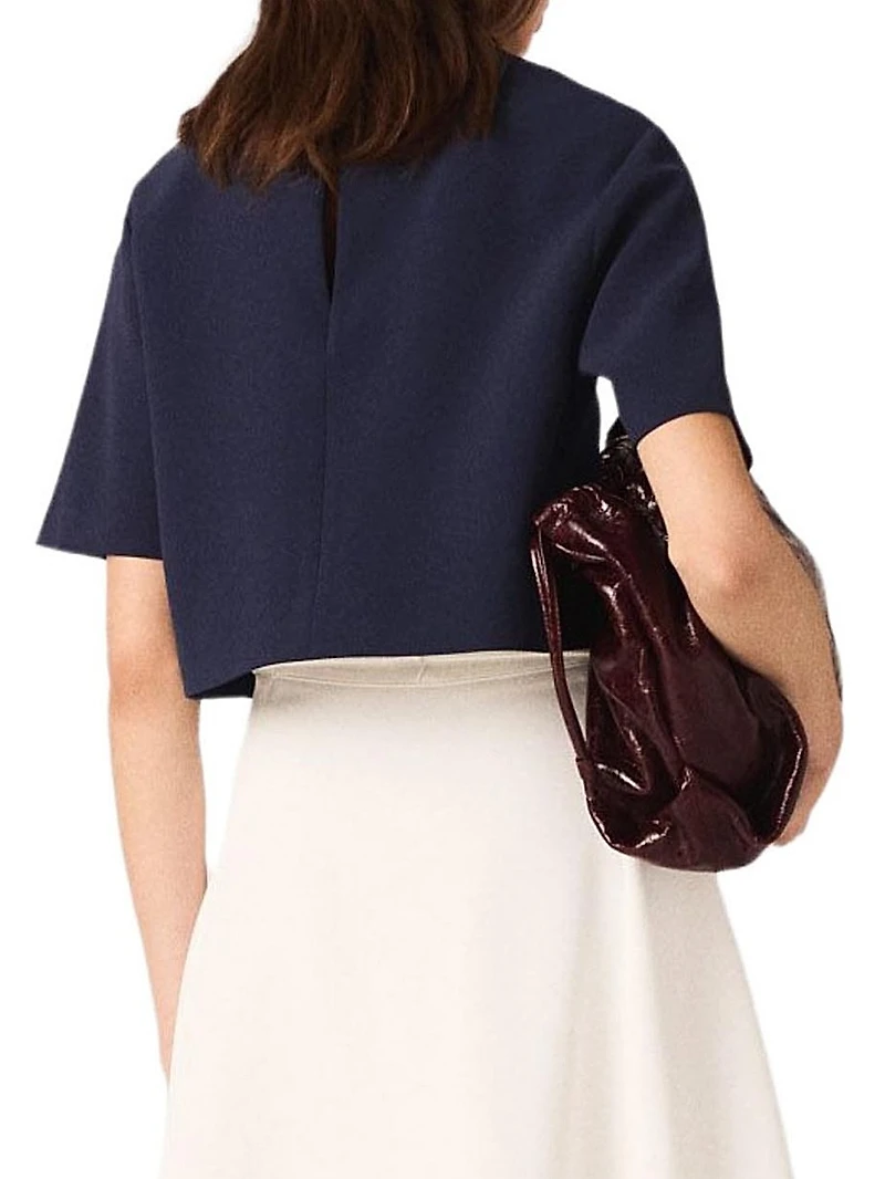 Heavy Crepe Short Top