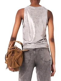 Metallic Vest Top