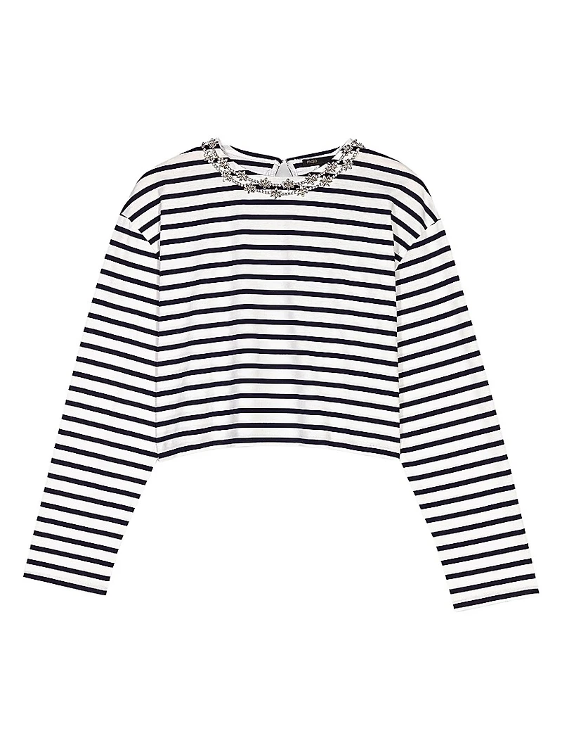 Striped Long-Sleeved T-Shirt