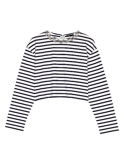 Striped Long-Sleeved T-Shirt