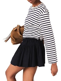 Striped Long-Sleeved T-Shirt