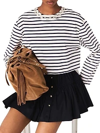 Striped Long-Sleeved T-Shirt