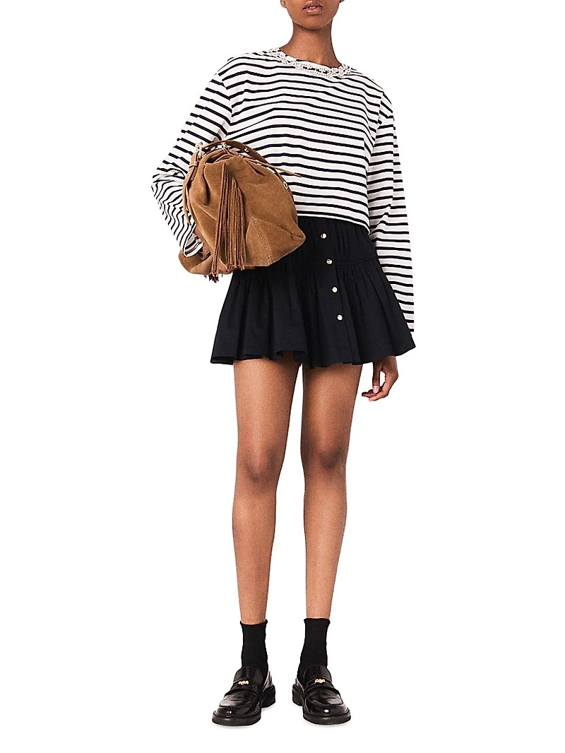 Striped Long-Sleeved T-Shirt