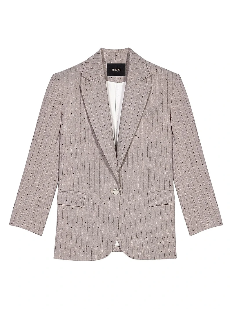 Rhinestone Suit Jacket
