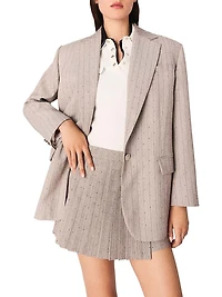 Rhinestone Suit Jacket