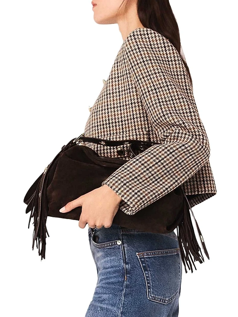 Short Checked Jacket