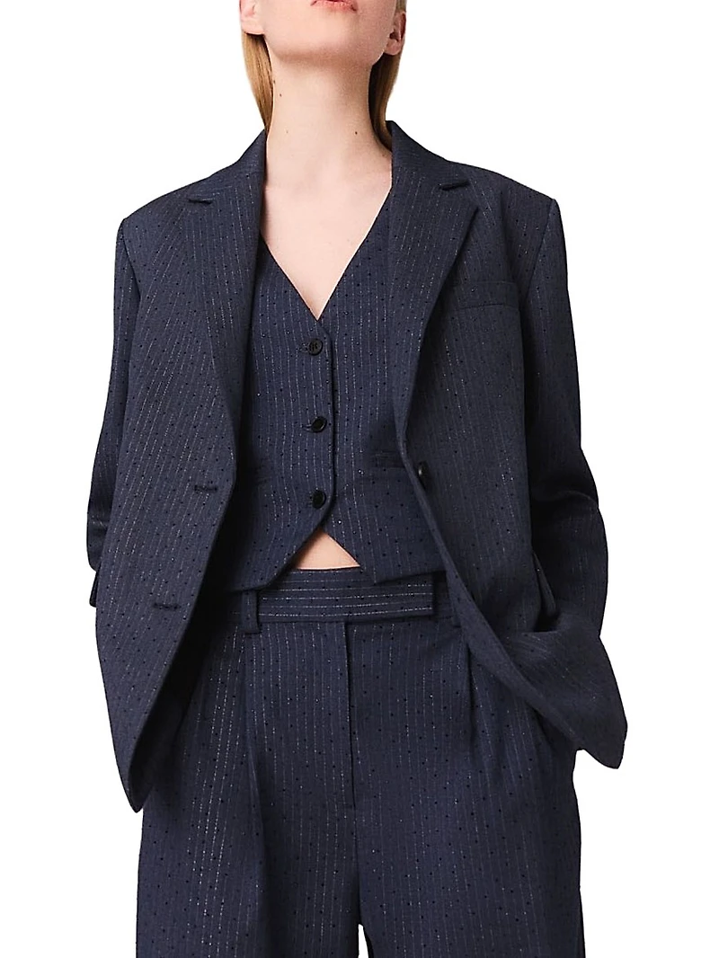 Rhinestone Suit Blazer