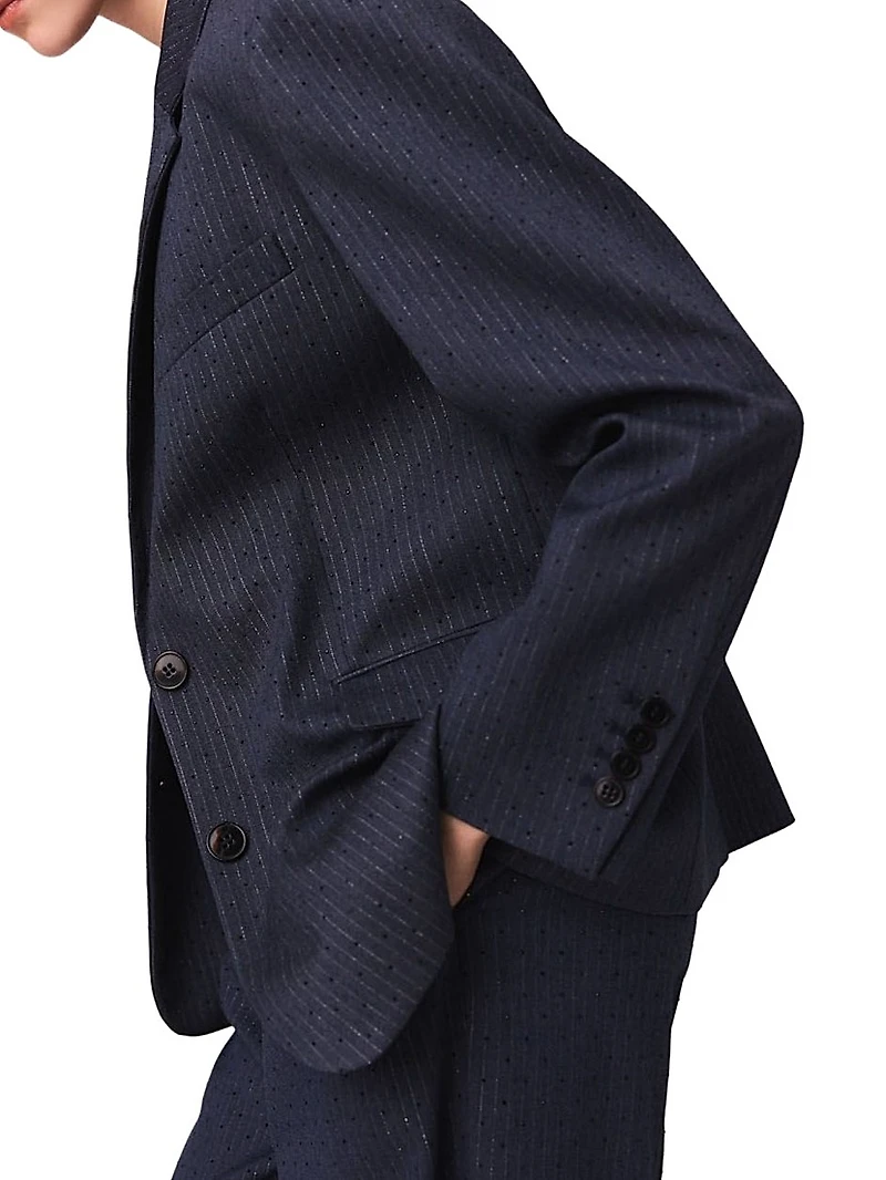 Rhinestone Suit Blazer