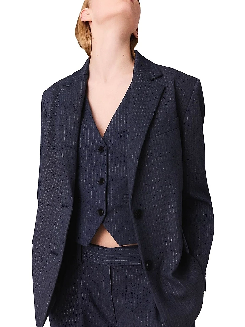 Rhinestone Suit Blazer