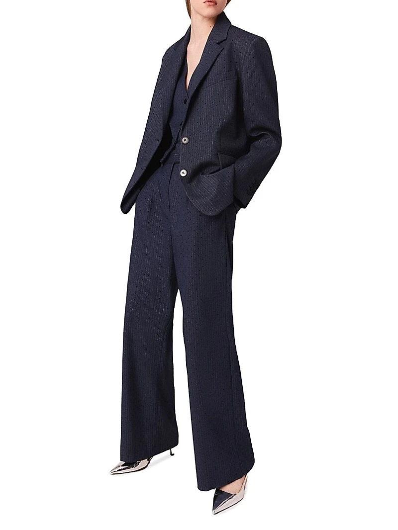 Rhinestone Suit Blazer