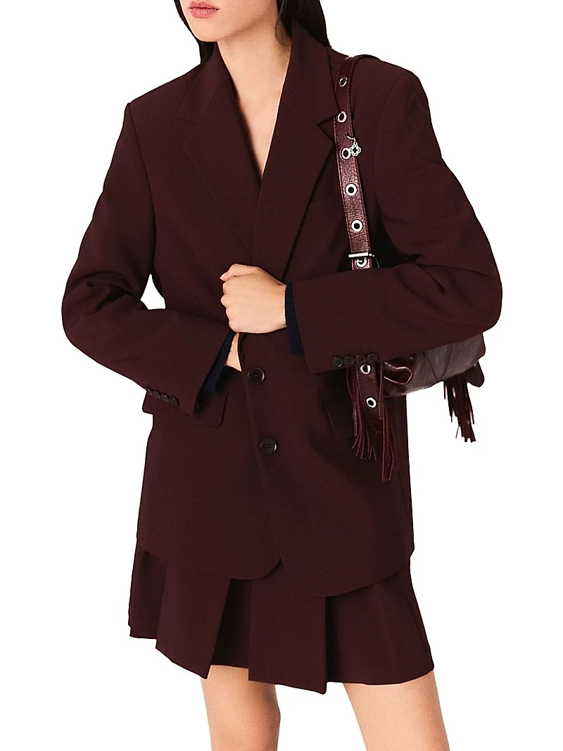 Belted suit Jacket