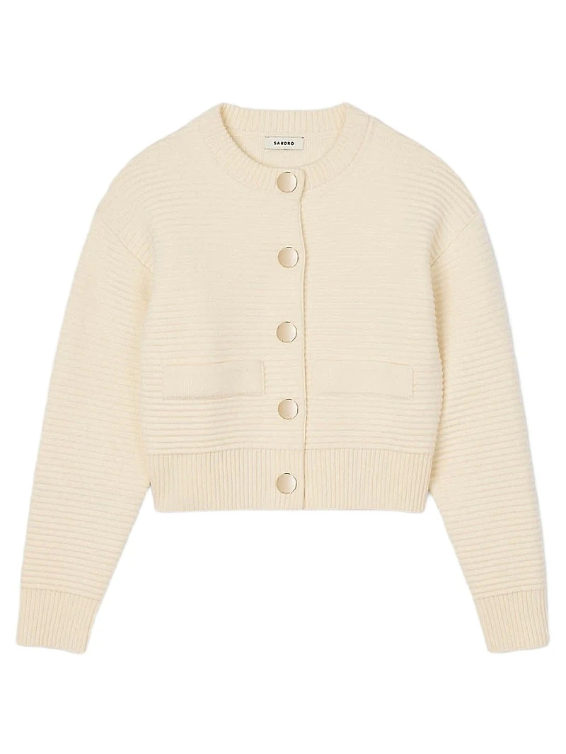 Textured Knit Cardigan