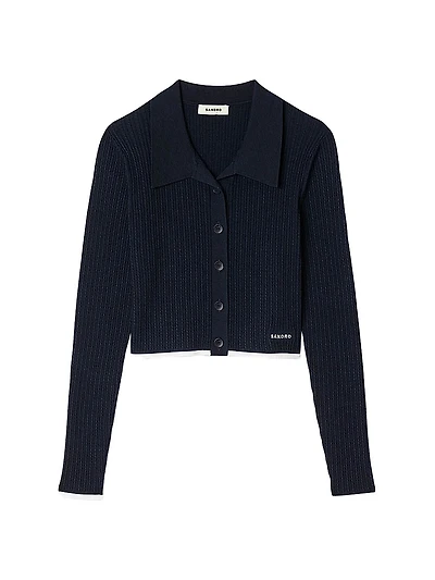 Cropped Shirt with Removable Tie