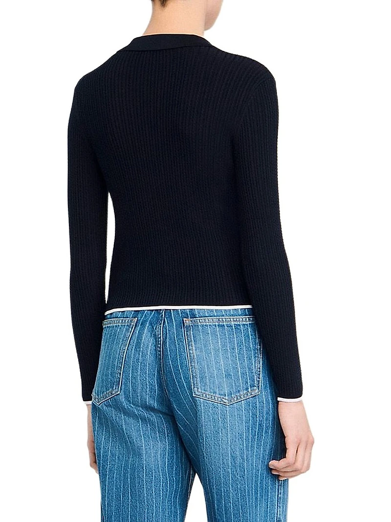 Cropped Shirt with Removable Tie