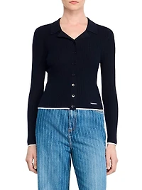 Cropped Shirt with Removable Tie