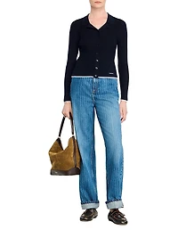 Cropped Shirt with Removable Tie
