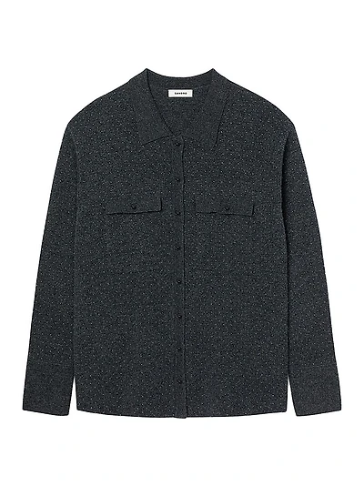 Long Rhinestone Cardigan