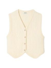 Cable Knit Vest