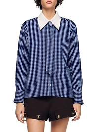 Check Shirt with Tie