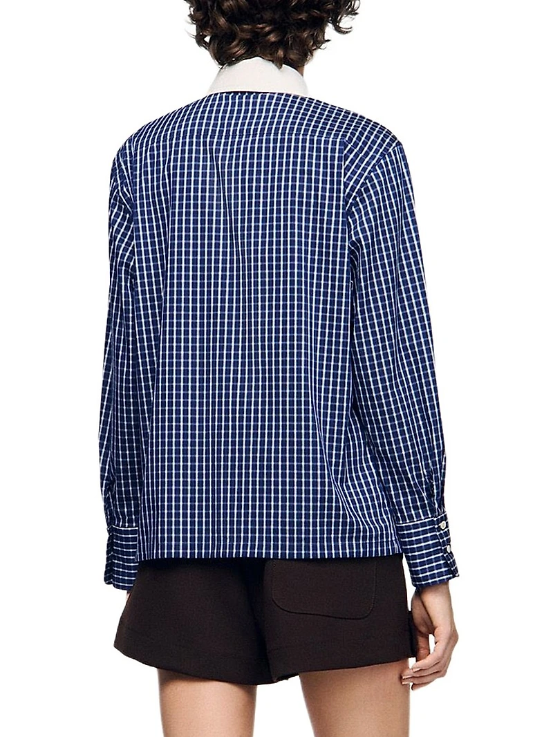 Check Shirt with Tie