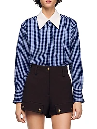 Check Shirt with Tie