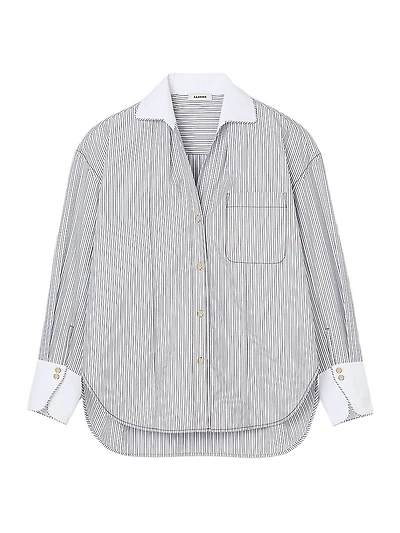 Oversized Striped Shirt