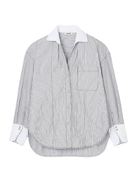 Oversized Striped Shirt