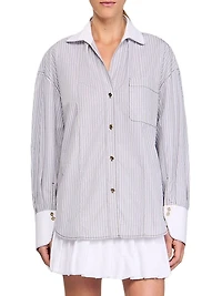 Oversized Striped Shirt