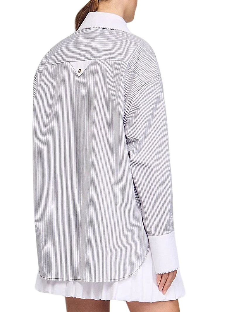 Oversized Striped Shirt
