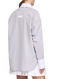 Oversized Striped Shirt