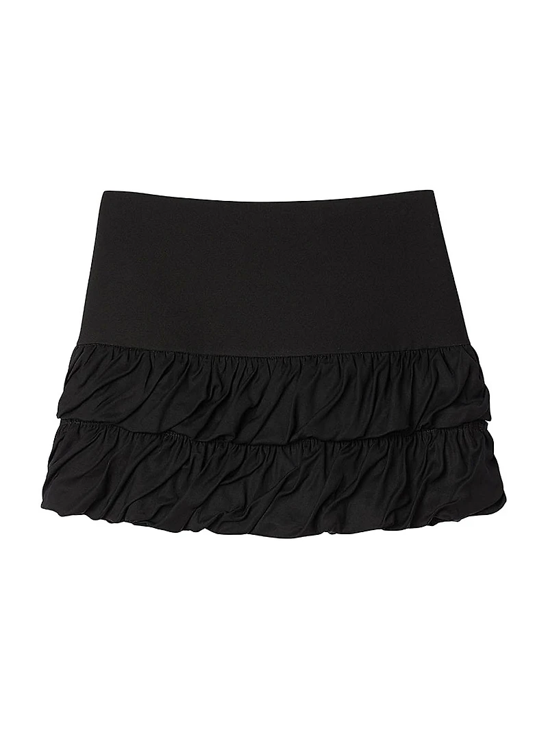 Short Ruffled Skirt