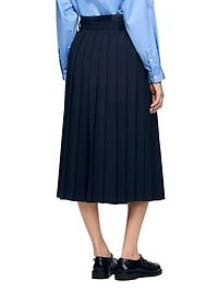 Midi Pleated Skirt