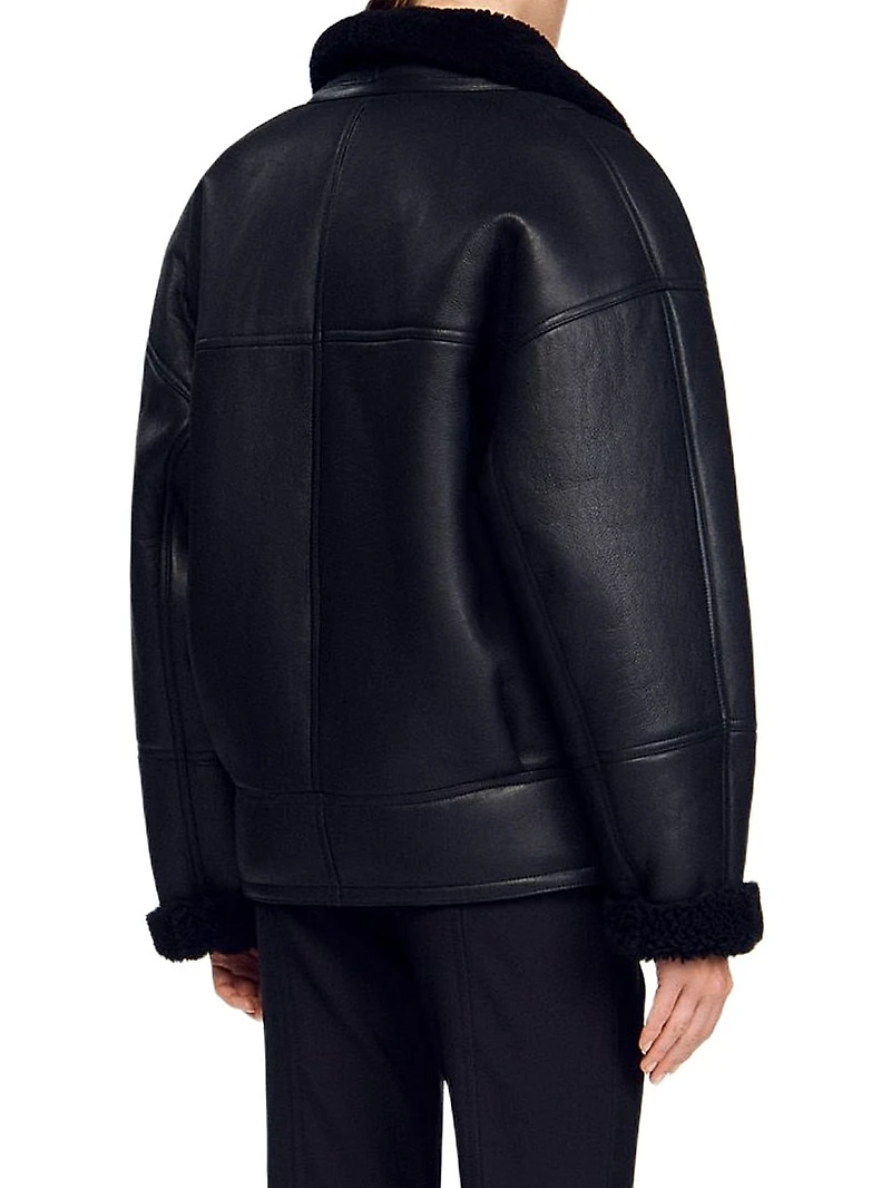 Short Shearling Coat